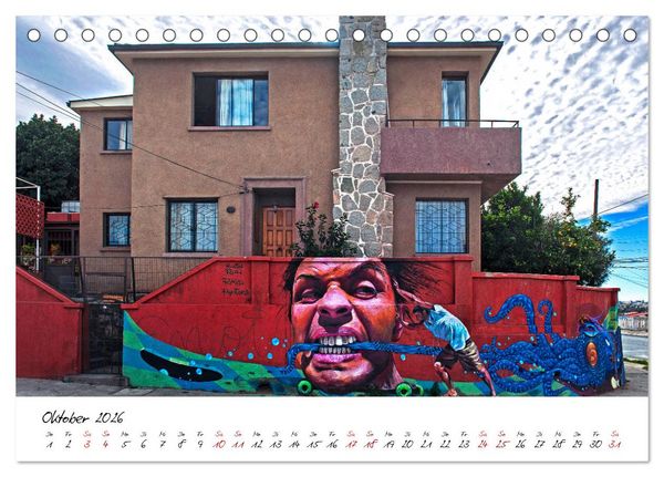 Produktbild: Die Farben von Valpara&iacute;so (Tischkalender 2026 DIN A5 quer), CALVENDO Monatskalender