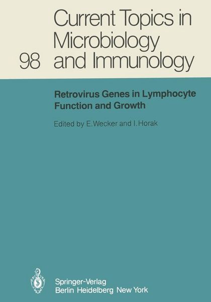 Produktbild: Retrovirus Genes in Lymphocyte Function and Growth