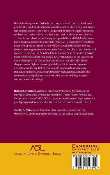 Produktbild: Proofs and Computations