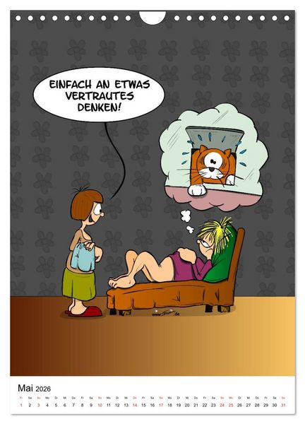 Produktbild: Trumix Cartoons - Nichts geht mehr (Wandkalender 2026 DIN A4 hoch), CALVENDO Monatskalender