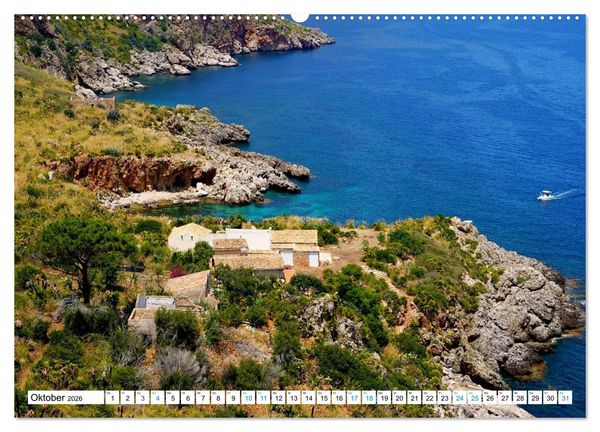 Produktbild: Sizilien - Nordwesten (Wandkalender 2026 DIN A2 quer), CALVENDO Monatskalender