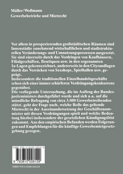 Produktbild: Gewerbebetriebe und Mietrecht