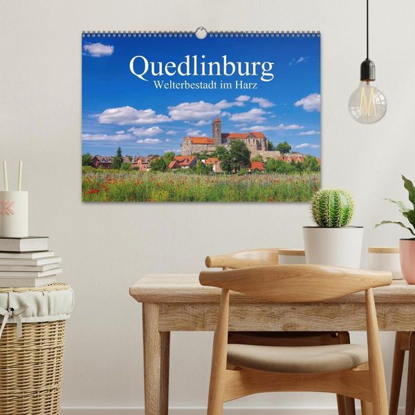 Produktbild: Quedlinburg - Welterbestadt im Harz (Wandkalender 2026 DIN A3 quer), CALVENDO Monatskalender