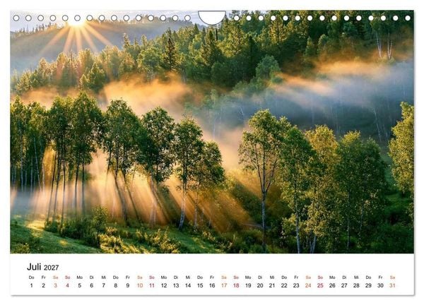 Produktbild: Sonnenjahr (Wandkalender 2027 DIN A4 quer), CALVENDO Monatskalender