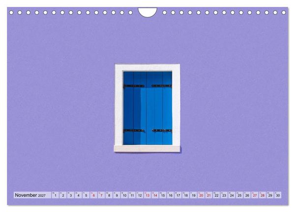 Produktbild: Minimal Burano (Wandkalender 2027 DIN A4 quer), CALVENDO Monatskalender