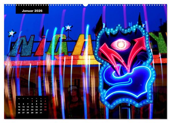 Produktbild: Kirmesrummel (hochwertiger Premium Wandkalender 2026 DIN A2 quer), Kunstdruck in Hochglanz