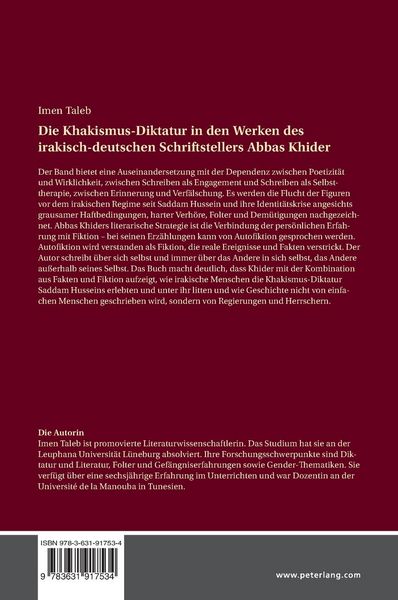 Produktbild: Die Khakismus-Diktatur in den Werken des irakisch-deutschen Schriftstellers Abbas Khider