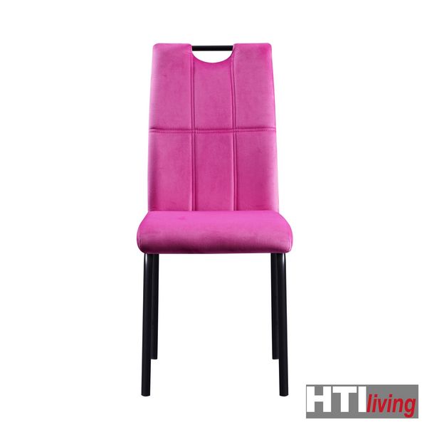 Produktbild: HTI-Living Stuhl Denton Velvet pink Stuhl Denton Velvet pink