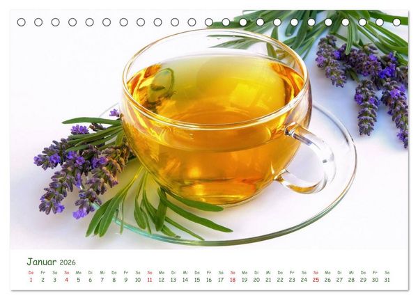Produktbild: Arzneipflanzen (Tischkalender 2026 DIN A5 quer), CALVENDO Monatskalender