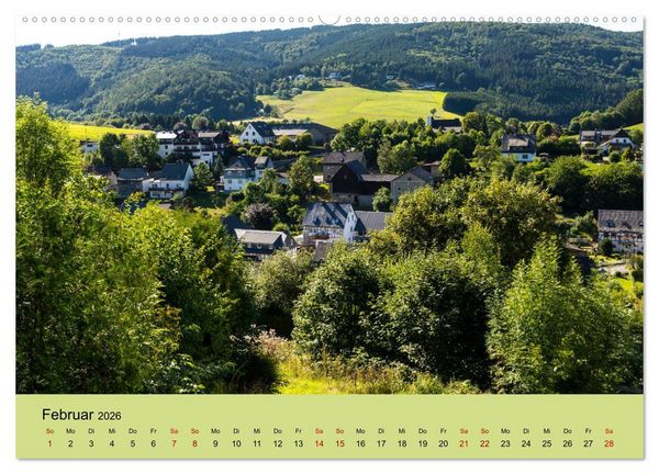 Produktbild: Pilgern im Waldecker Upland (hochwertiger Premium Wandkalender 2026 DIN A2 quer), Kunstdruck in Hochglanz