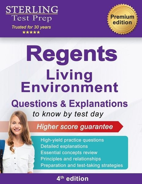 Produktbild: Regents Living Environment Questions & Explanations