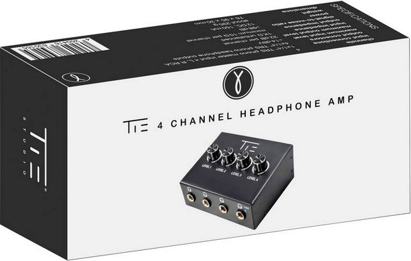Produktbild: Tie Studio 4 Kanal Kopfh&ouml;rerverst&auml;rker Schwarz