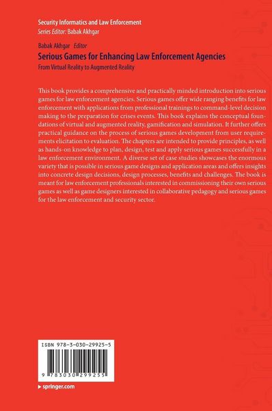 Produktbild: Serious Games for Enhancing Law Enforcement Agencies