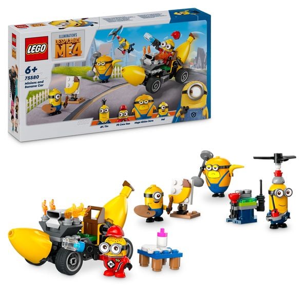 LEGO Ich – Einfach unverbesserlich 4 Minions und das Bananen Auto 75580