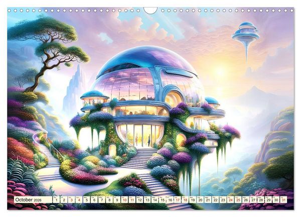 Produktbild: Glass and steel architecture (Wall Calendar 2026 DIN A3 landscape), CALVENDO 12 Month Wall Calendar