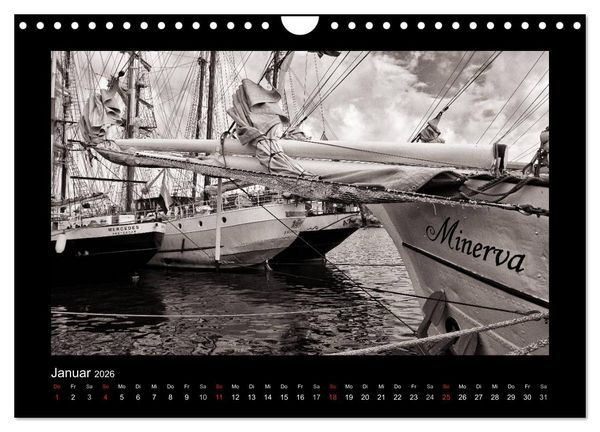 Produktbild: Segelschiffe auf der Ostsee (Wandkalender 2026 DIN A4 quer), CALVENDO Monatskalender