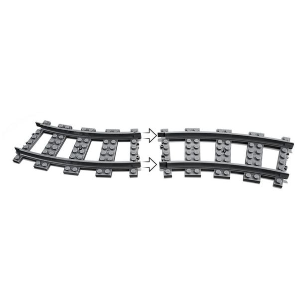 Produktbild: LEGO City 60238 Weichen, Erweiterungsset mit 6 Elementen