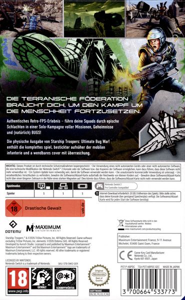 Produktbild: Starship Troopers - Ultimate Bug War!