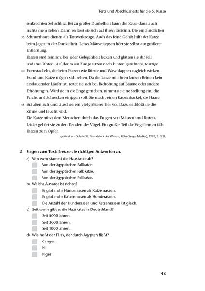 Produktbild: Fit in Test und Klassenarbeit &ndash; Deutsch 5./6. Klasse Gymnasium