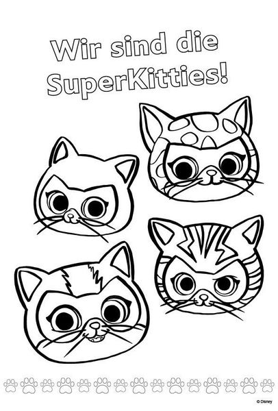 Produktbild: Disney Junior SuperKitties: Superstarker Sticker- und Malspa&szlig;