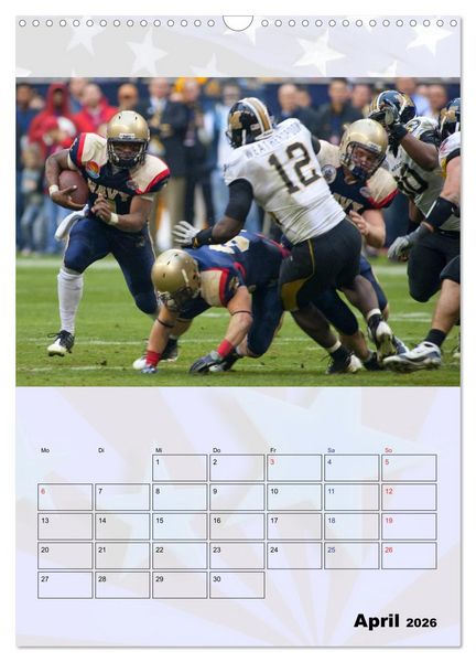 Produktbild: American Football - Kickoff (Wandkalender 2026 DIN A3 hoch), CALVENDO Monatskalender