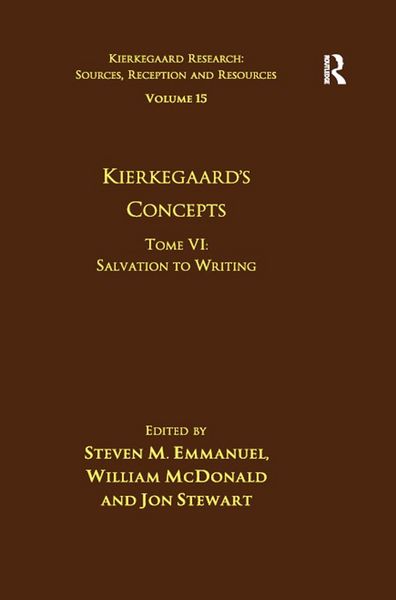 Produktbild: Volume 15, Tome VI: Kierkegaard's Concepts