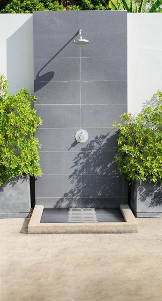 Produktbild: Duschrost Mod. Indoor & Outdoor Taupe, aus stabilem Kunststoff