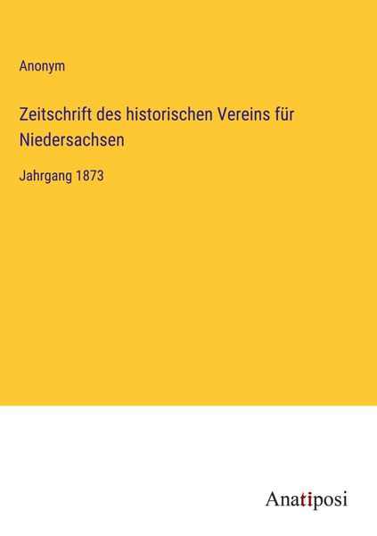 Produktbild: Zeitschrift des historischen Vereins f&uuml;r Niedersachsen