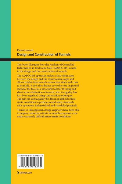 Produktbild: Design and Construction of Tunnels