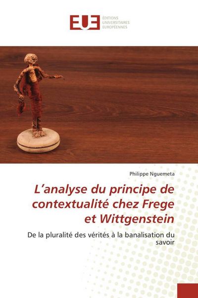 Produktbild: L'analyse du principe de contextualit&eacute; chez Frege et Wittgenstein