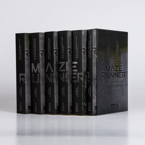 Produktbild: Maze-Runner-Schuber (6 B&auml;nde im Taschenbuch-Schuber inklusive Bonusband mit &raquo;Crank Palace&laquo; und &raquo;Die Geheimakten&laquo;)