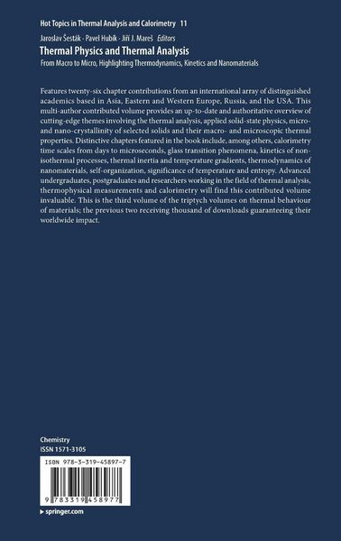 Produktbild: Thermal Physics and Thermal Analysis