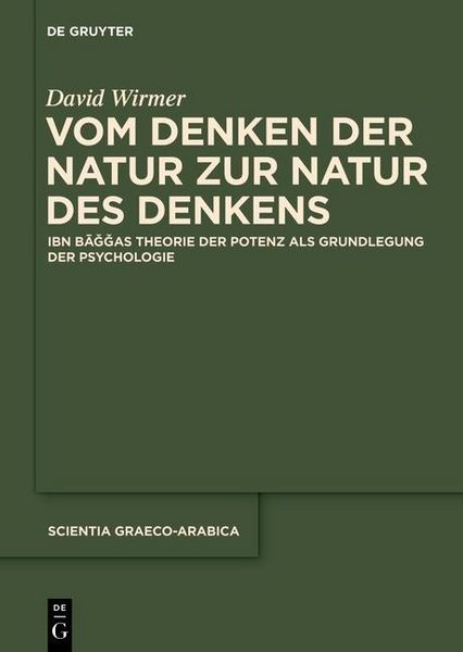 Produktbild: Vom Denken der Natur zur Natur des Denkens