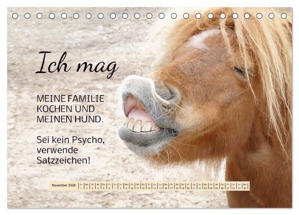 Produktbild: Der Spruchkalender - freiheraus und witzig (Tischkalender 2026 DIN A5 quer), CALVENDO Monatskalender