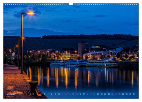 Produktbild: Unterfranken bei Nacht (hochwertiger Premium Wandkalender 2026 DIN A2 quer), Kunstdruck in Hochglanz
