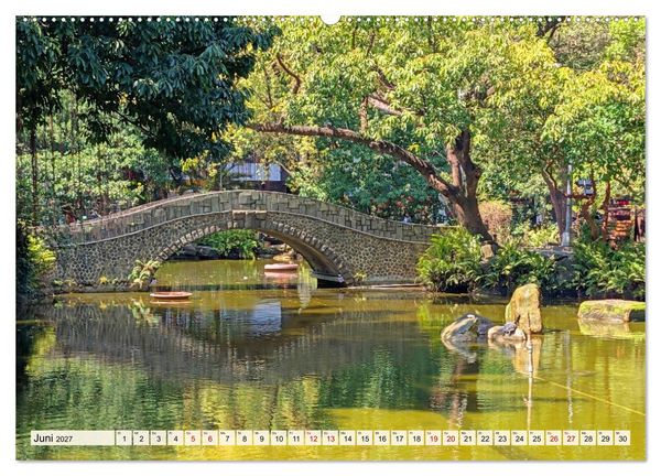 Produktbild: Taipeh &ndash; Tradition trifft Moderne (hochwertiger Premium Wandkalender 2027 DIN A2 quer), Kunstdruck in Hochglanz