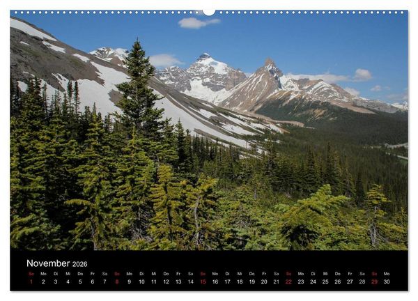 Produktbild: Kanadas Westen 2026 (Wandkalender 2026 DIN A2 quer), CALVENDO Monatskalender