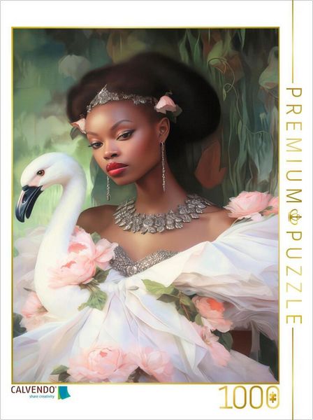 CALVENDO Puzzle Porträts von Elfenfrauen | 1000 Teile Lege-Größe 64x48cm Foto-Puzzle für glückliche Stunden