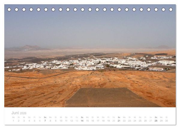 Produktbild: Die unwirkliche Welt von Lanzarote (Tischkalender 2026 DIN A5 quer), CALVENDO Monatskalender