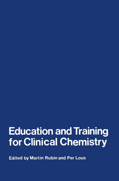 Produktbild: Education and Training for Clinical Chemistry