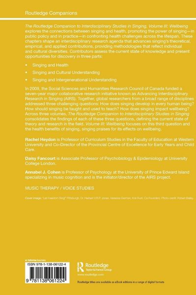 Produktbild: The Routledge Companion to Interdisciplinary Studies in Singing, Volume III