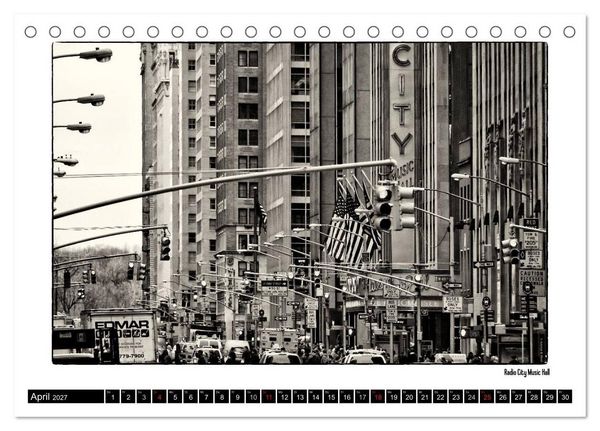 Produktbild: Manhattan Memories - Erinnerungen an New York (Tischkalender 2027 DIN A5 quer), CALVENDO Monatskalender