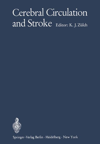 Produktbild: Cerebral Circulation and Stroke