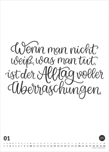 Produktbild: Funny Quotes-Kalender 2027