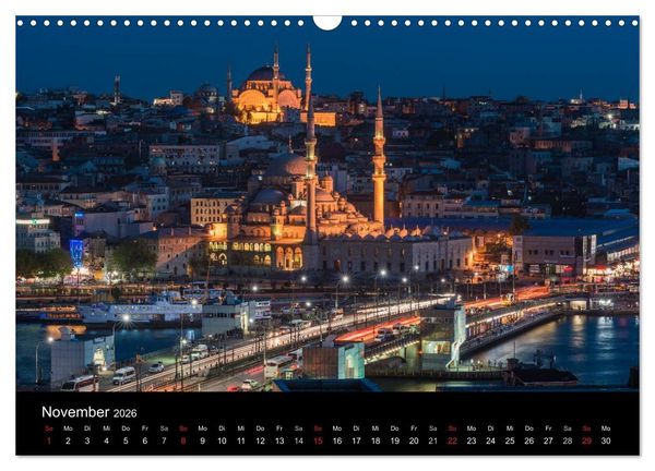 Produktbild: Istanbul - Stadt am Bosporus (Wandkalender 2026 DIN A3 quer), CALVENDO Monatskalender