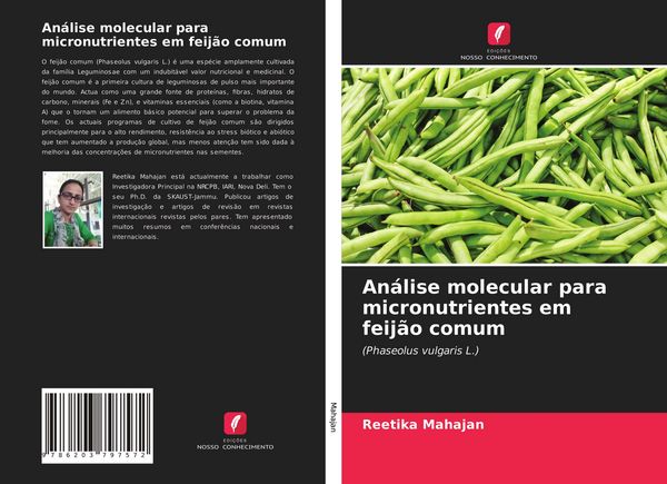 Produktbild: An&aacute;lise molecular para micronutrientes em feij&atilde;o comum