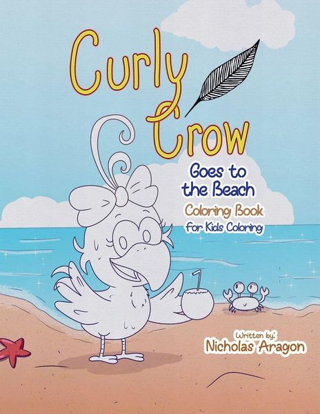 Produktbild: The Curly Crow Goes to the Beach Coloring Book