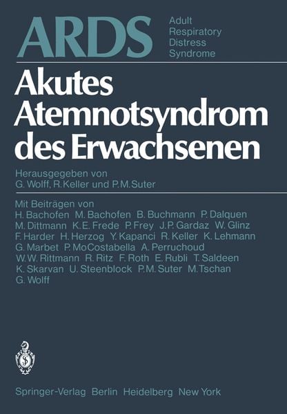 Produktbild: ARDS Akutes Atemnotsyndrom des Erwachsenen. Adult Respiratory Distress Syndrome