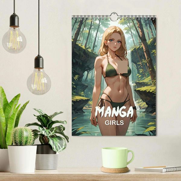 Produktbild: Manga Beauties - 12 Sch&ouml;nheiten im Manga-Stil (Wandkalender 2026 DIN A4 hoch), CALVENDO Monatskalender