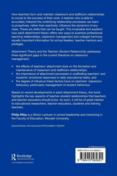 Produktbild: Attachment Theory and the Teacher-Student Relationship
